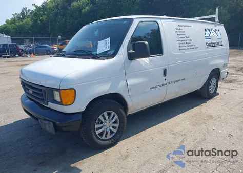 2003 Ford E-150 Commercial из США, поврежденный, VIN 1FTRE14203HB29954